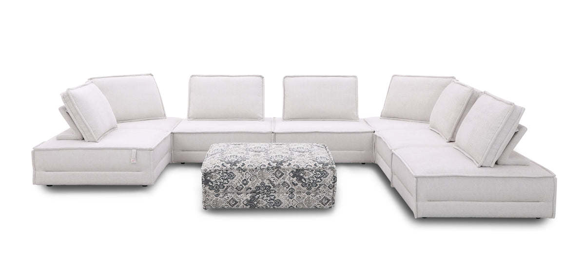 Sectional Set WHITE - SS3493AF
