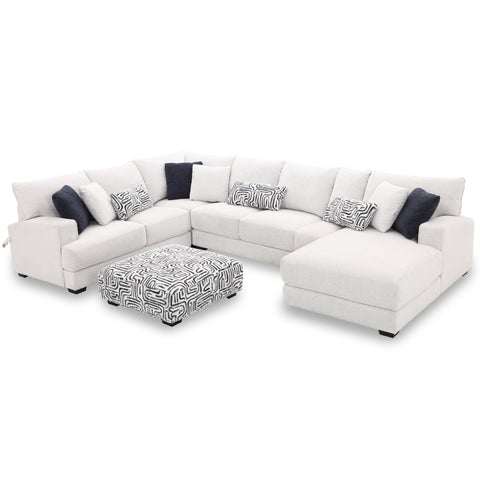 Dimos Sectional Set White - SS3507AF