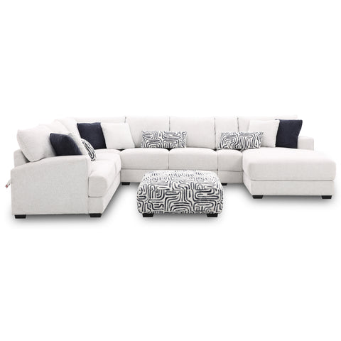 Dimos Sectional Set White - SS3507AF