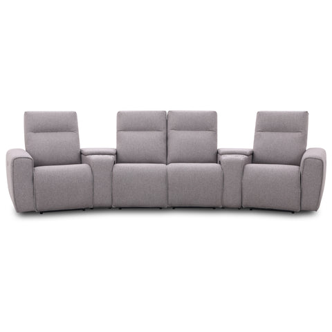 Dimos Sectional Set With Electric Function Grey - RD3446EF