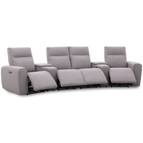 Dimos Sectional Set With Electric Function Grey - RD3446EF