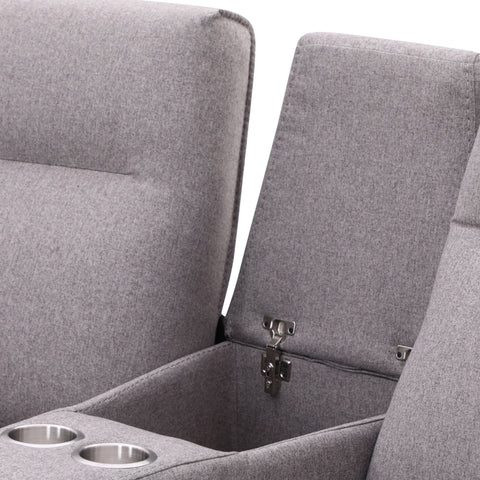 Dimos Sectional Set With Electric Function Grey - RD3446EF