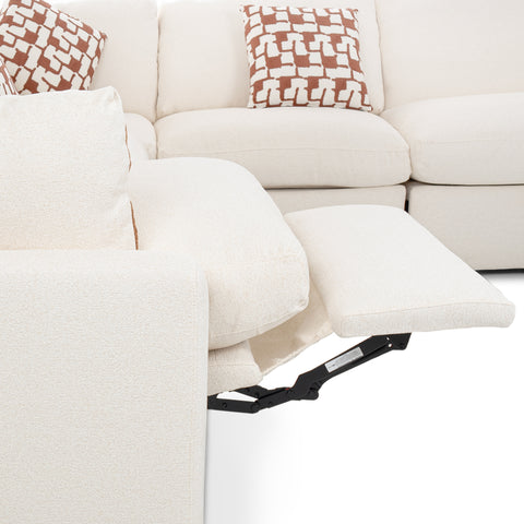 Dimos Sectional Reclining Set W/Electric Function White - 83561