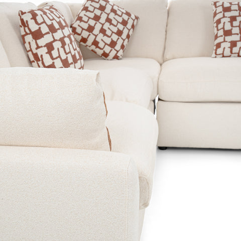 Dimos Sectional Reclining Set W/Electric Function White - 83561