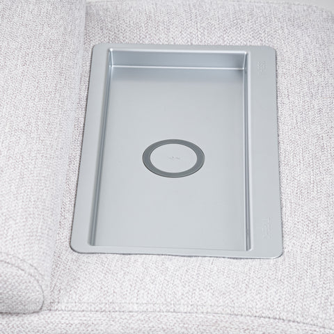 Dimos Sectional Reclining Set W/Electric Function Grey - 8905