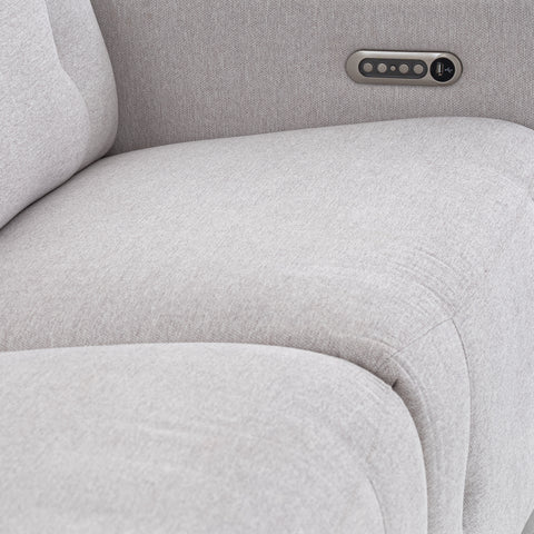 Dimos Sectional Reclining Set W/Electric Function Grey - 8905