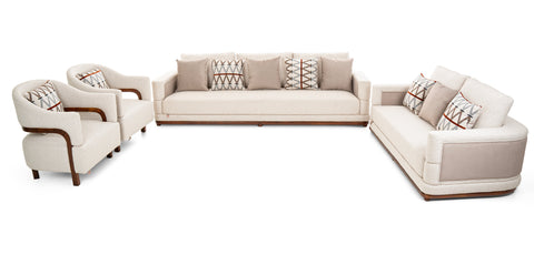 كنب كرسي لون بيج - C83