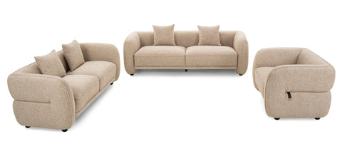 Dioms Sofa One Seater Brown - 2140