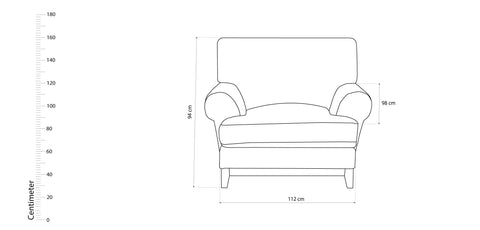 Sofa Chair BROWN - SS5568BF