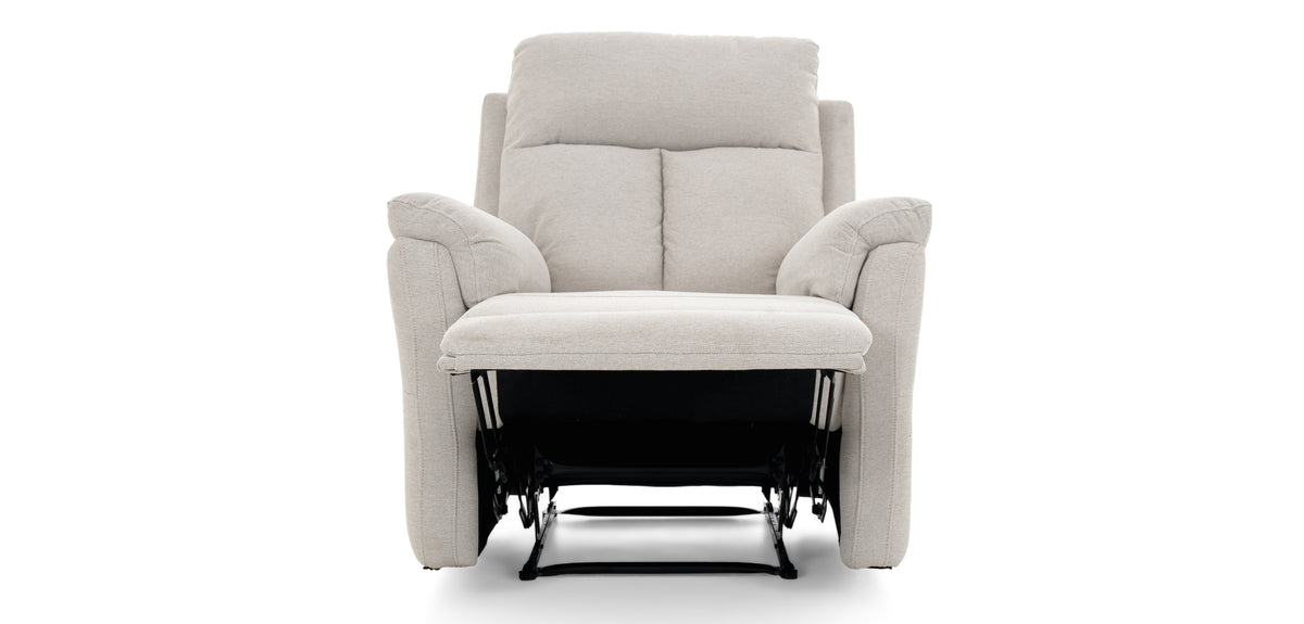 Dimos Sofa One Seater Manual Recliner Cream - RR5643AF51D