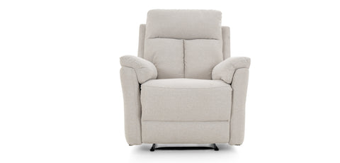 Dimos Sofa One Seater Manual Recliner Cream - RR5643AF51D