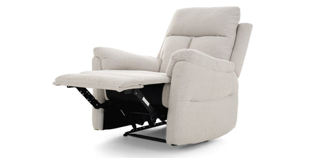 Dimos Sofa One Seater Manual Recliner Cream - RR5643AF51D
