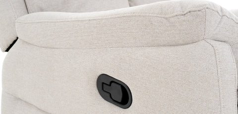 Dimos Sofa One Seater Manual Recliner Cream - RR5643AF51D