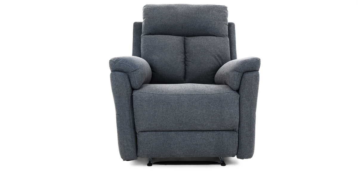 Dimos Sofa One Seater Manual Recliner Grey - RR5643AF51D