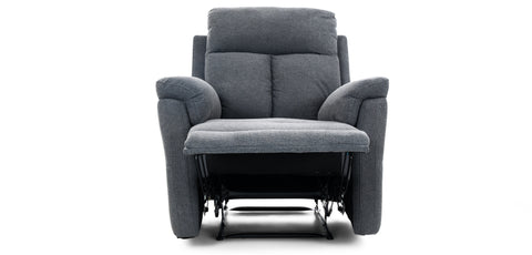Dimos Sofa One Seater Manual Recliner Grey - RR5643AF51D