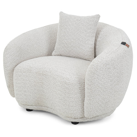 Dimos Sofa Chair White - MK-9061