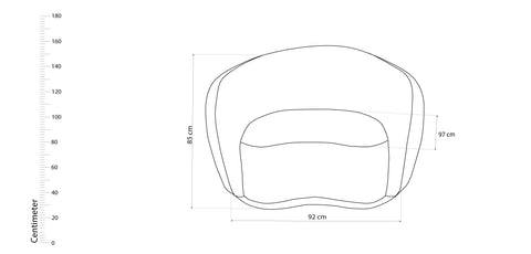 Dimos Sofa Chair White - MK-9061