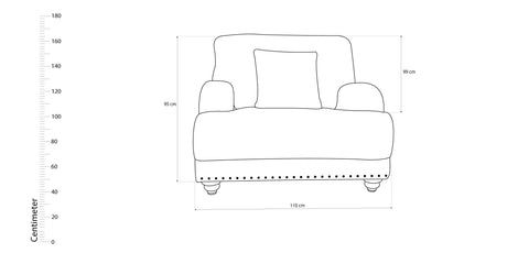 Sofa Chair WHITE - SS5575AF