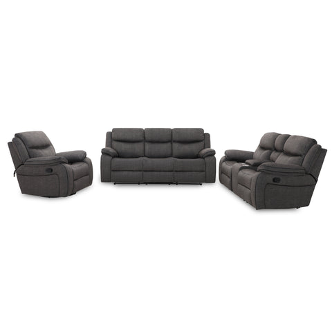 Dimos Sofa Chair With Manual Function Grey - RR5482BF