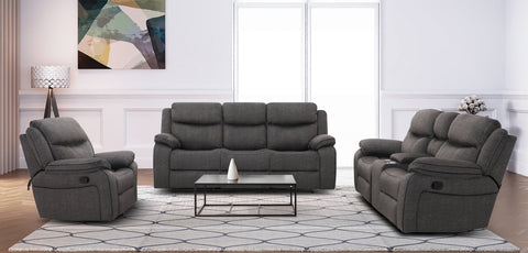 Dimos Sofa Chair With Manual Function Grey - RR5482BF