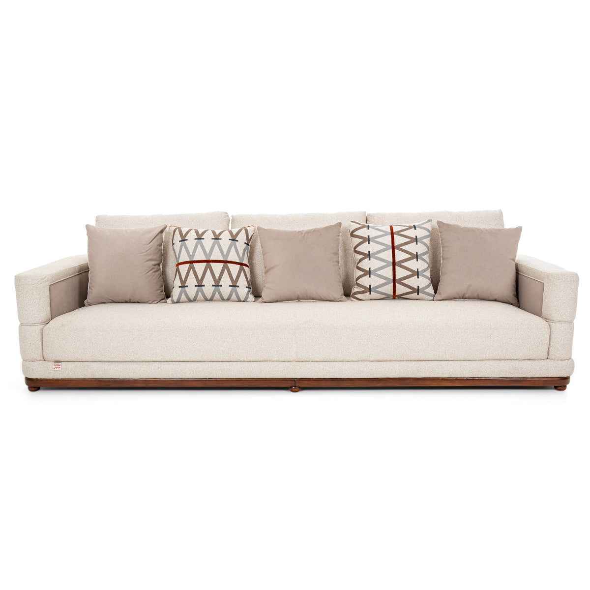 Dimos Sofa Four Seater Beige - C83