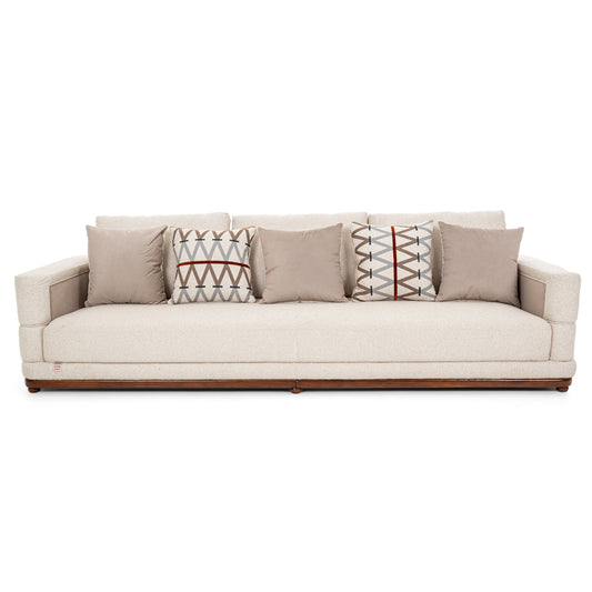 Dimos Sofa Four Seater Beige - C83 4028