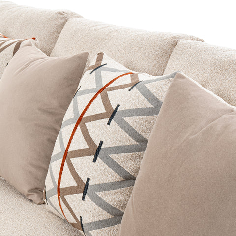 Dimos Sofa Four Seater Beige - C83