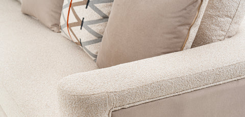 Dimos Sofa Four Seater Beige - C83