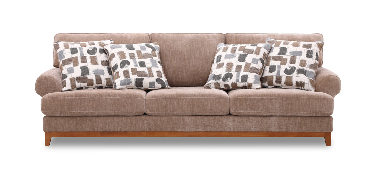 Dimos Sofa Four Seater BROWN - SS5568BF