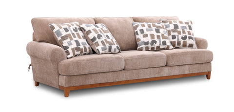 Dimos Sofa Four Seater BROWN - SS5568BF