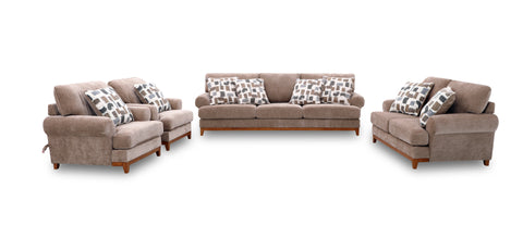 Dimos Sofa Four Seater BROWN - SS5568BF