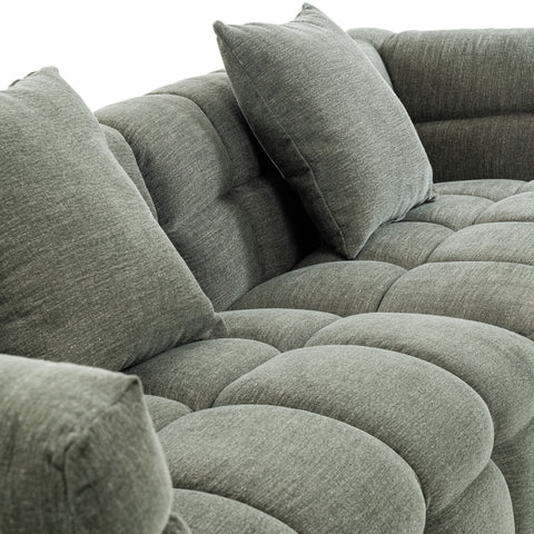 Dimos Sofa Four Seater Green - HY-9222C