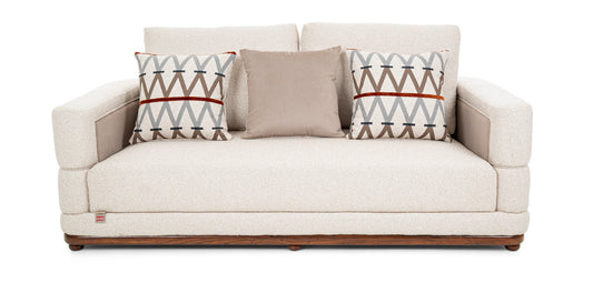 كنب ثنائي المقاعد بيج - C83 5228