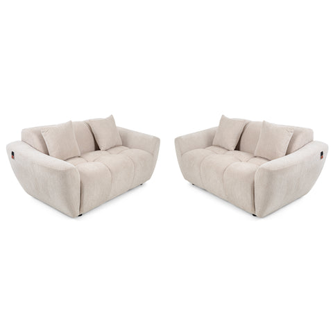 Dimos Sofa Two Seater Beige - MK-9092