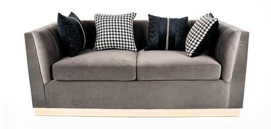 كنب ثنائي المقاعد لون رمادي - YM-S7066 4608