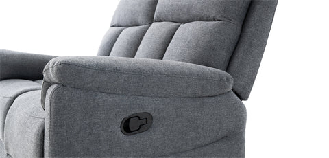 Dimos Sofa Two Seater Manual Recliner Grey - RR5643AF52DM