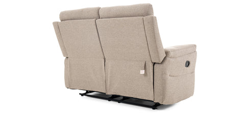 Dimos Sofa Two Seater Manual Recliner WHEAT - RR5643AF52DM
