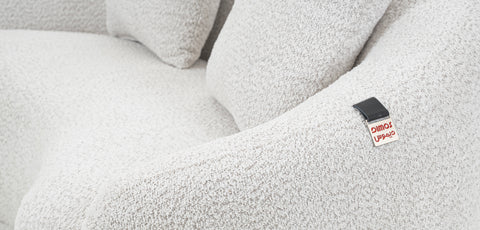 Dimos Sofa Two Seater White  - MK-9061