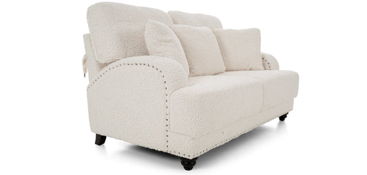 Sofa Two Seater White 4608