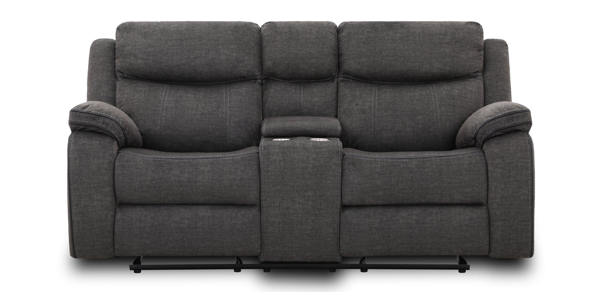 Dimos Sofa Two Seater Recliner W/Manual Function Grey - RR5482BF