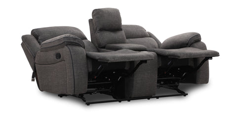 Dimos Sofa Two Seater Recliner W/Manual Function Grey - RR5482BF