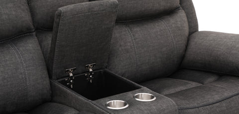 Dimos Sofa Two Seater Recliner W/Manual Function Grey - RR5482BF