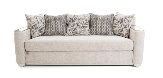 كنب ثلاثي المقاعد لون رمادي - NC969 4151