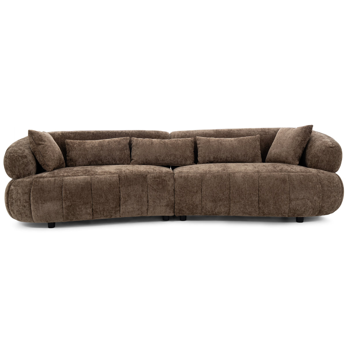 كنبة ديموس بثلاث مقاعد بني - DS1120-3D