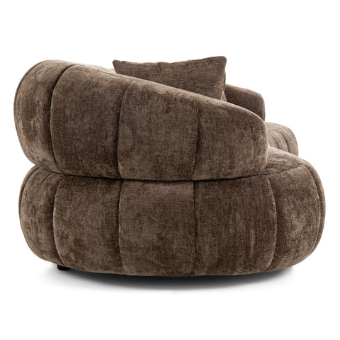 كنبة ديموس بثلاث مقاعد بني - DS1120-3D