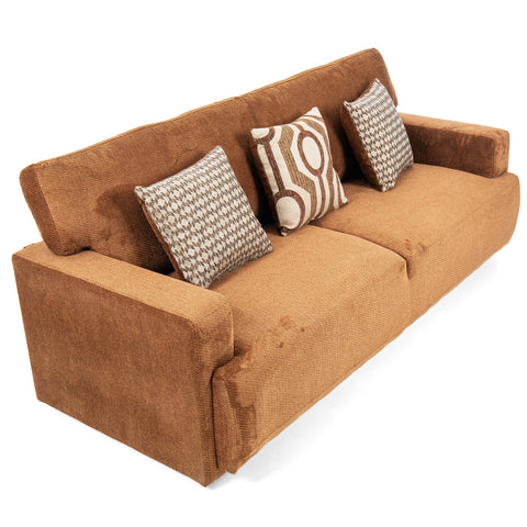 Dimos Sofa Three Seater Brown - S3217A