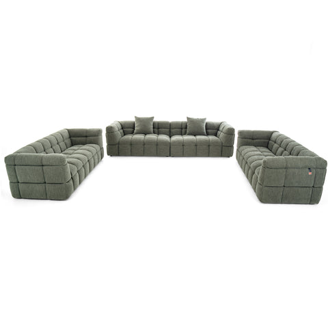 كنب ثلاثي المقاعد لون اخضر - HY-9222C
