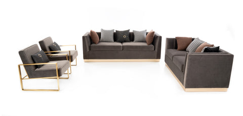 كنب كرسي لون رمادي - YM-S7065