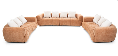 Dimos Sofa Four Seater Orange - HY-9285