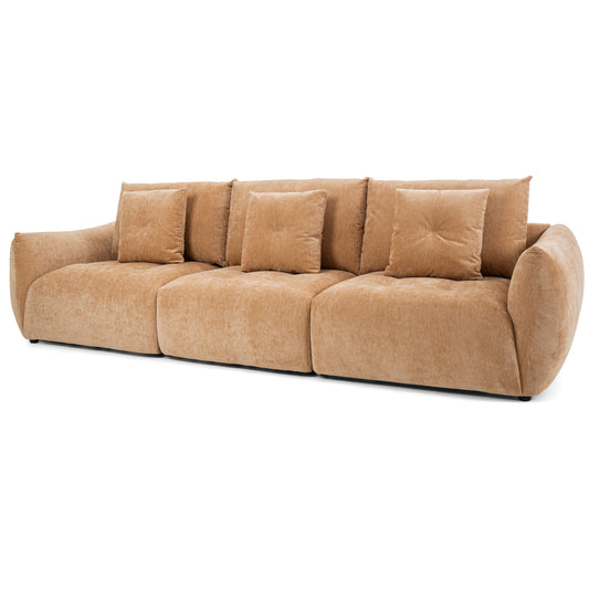 ديموس كنبة ثلاثية المقاعد – برتقالي - JN2531-3S 4028